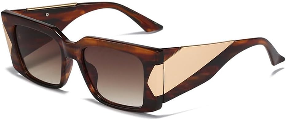 

Модные солнцезащитные очки для женщин в винтажном панк-стиле, солнцезащитные очки для мужчин с защитой от УФ-излучения UV400, ретро-очки, трендовые женские очки, C4Brown, B TYUVIVO, C4brown-brown