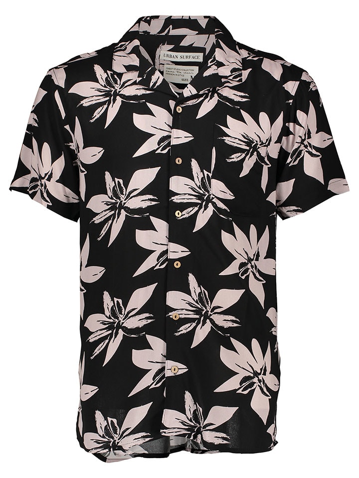 

Urban Surface Рубашка черно-кремового цвета