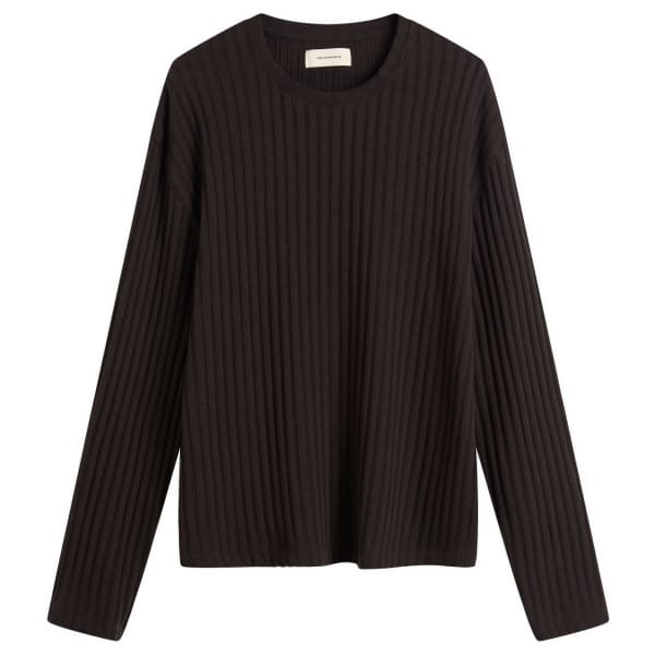 

Свитер с круглым вырезом Mfpen, Dark Brown Ajour Stripe