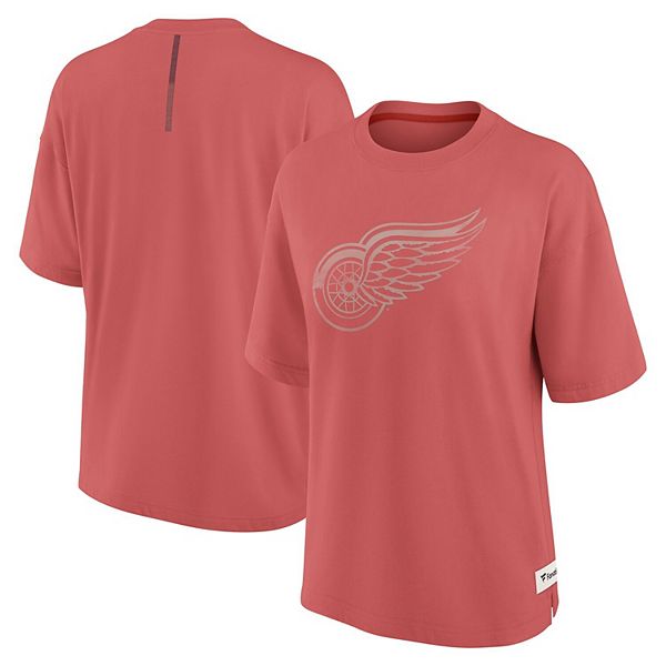 

Женская футболка Detroit Red Wings Elements Raw Edge Future Ground красная Fanatics