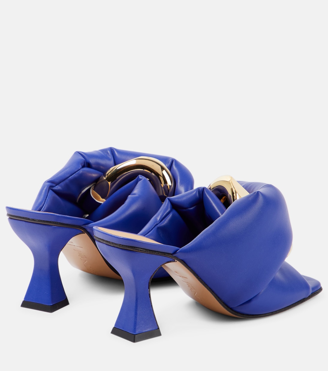Мюли Chain Twist из искусственной кожи JW Anderson, Cobalt — фото 3