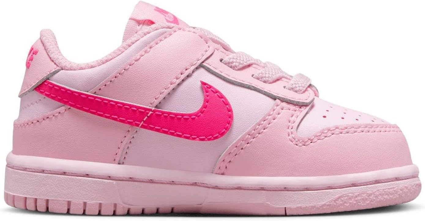 Кроссовки Nike Boys' Dunk Low SE, розовый/розовый — фото 2