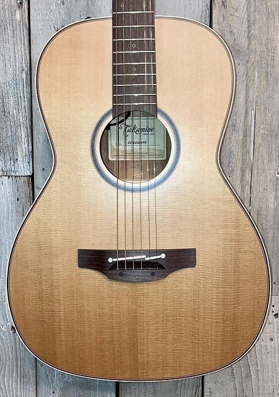 

Акустическая гитара Takamine CP400NYK New Yorker Parlor Acoustic/Electric Guitar 2010s - Natural