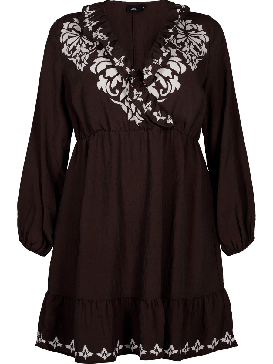 

Мини платье Zizzi Dress MCOLORADO, темно-коричневый
