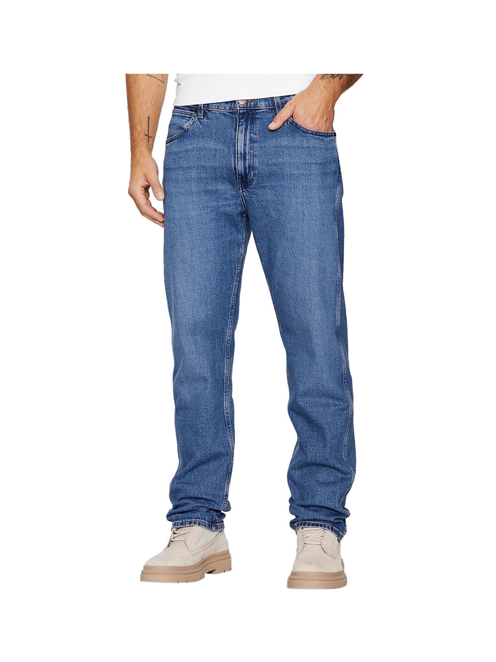 

Синие мужские джинсы WRANGLER