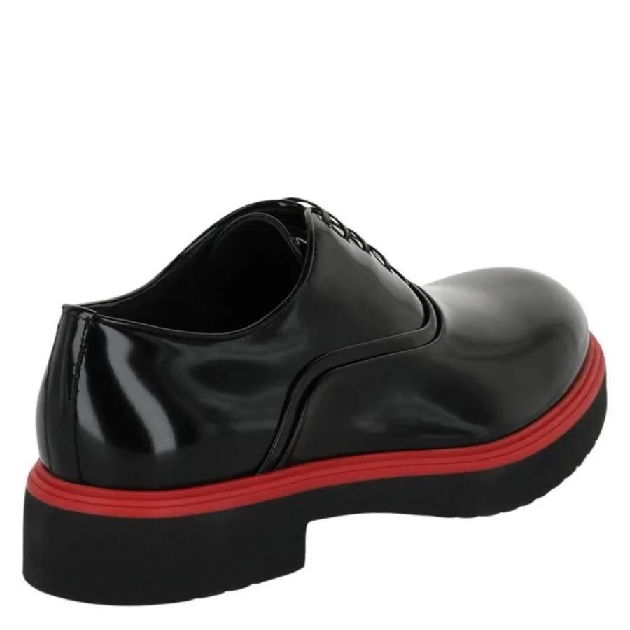Оксфорды из кожи Ferragamo Fiorino, черный — фото 3