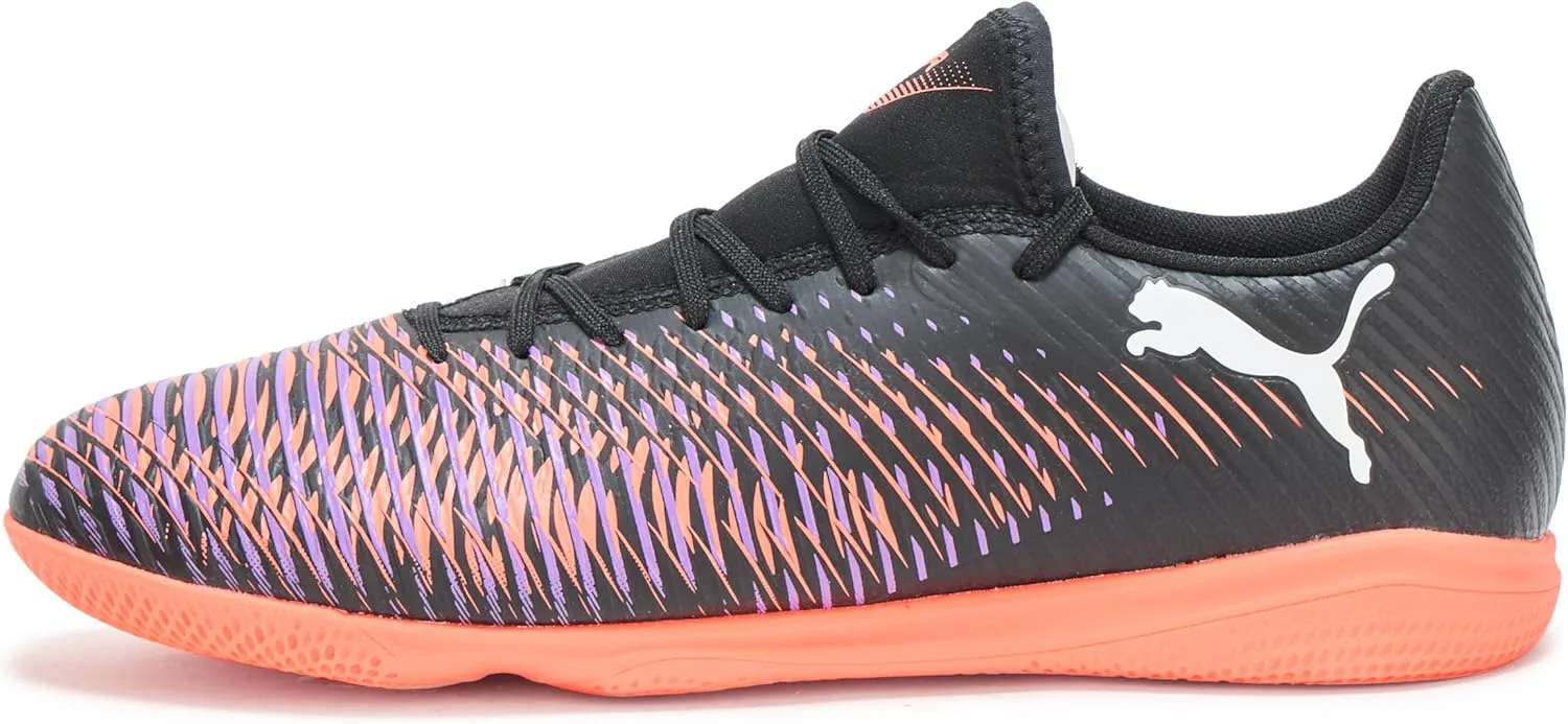 Мужские футзальные кроссовки Puma Future 8 Play, черный/белый/красный — фото 2