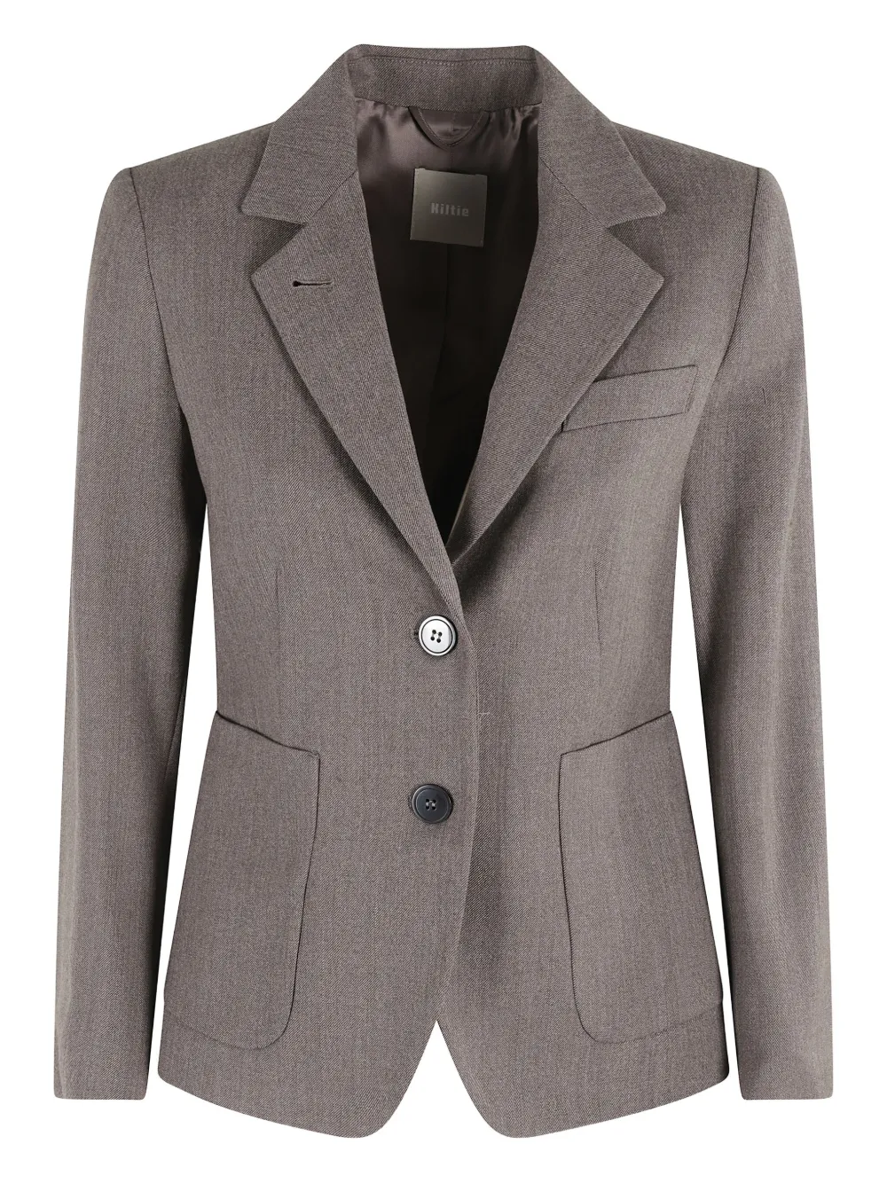 

Однобортный пиджак Kiltie, серый
