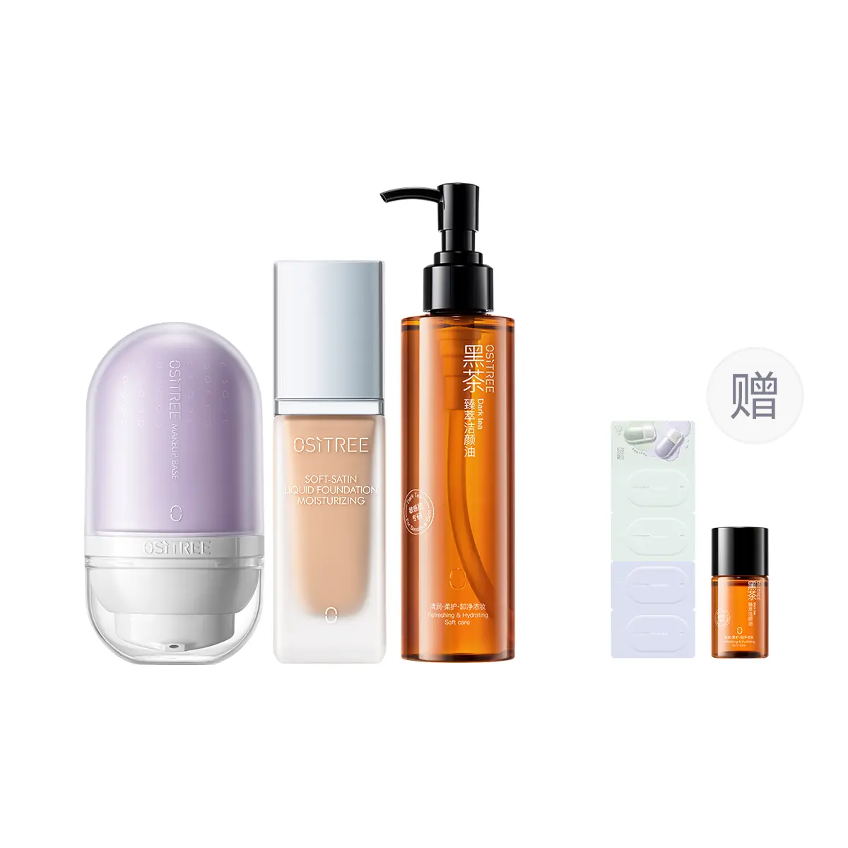 

Праймер тональная основа сцепляющий увлажняющий 28g/32g/185ml Ositree