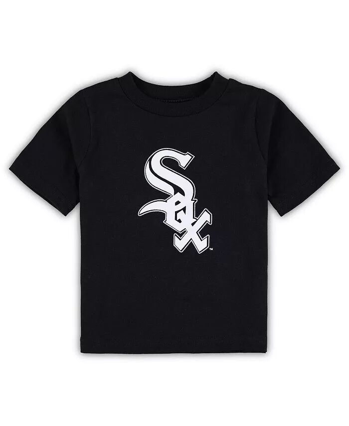 

Футболка для мальчиков и девочек, черная, с логотипом Chicago White Sox Team Crew Primary Outerstuff