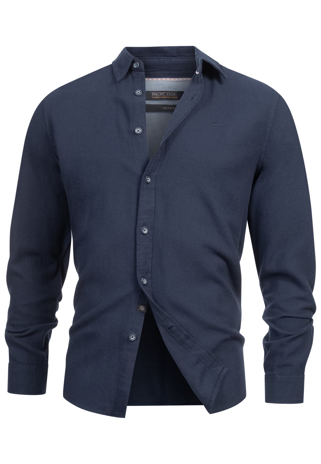 

Рубашка LANGARM INDICODE JEANS, темно-синий