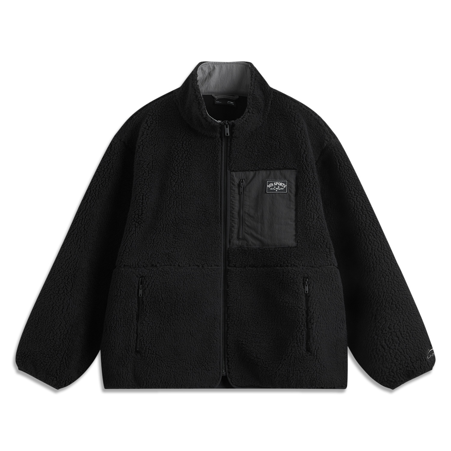 

LINING Спортивная куртка унисекс черная, Black