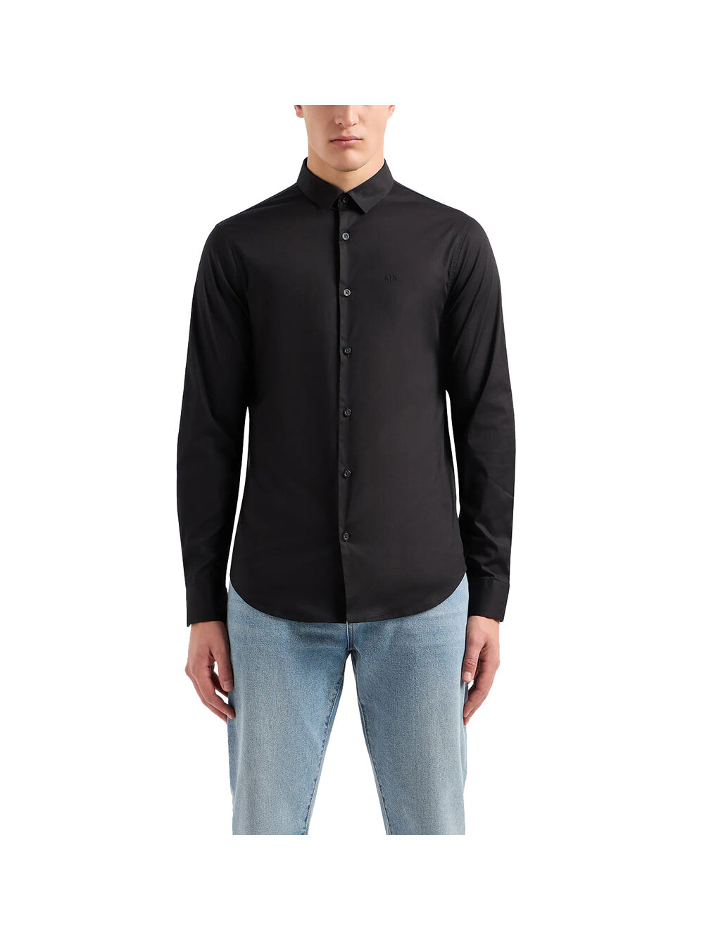 

Черная мужская рубашка Armani Exchange