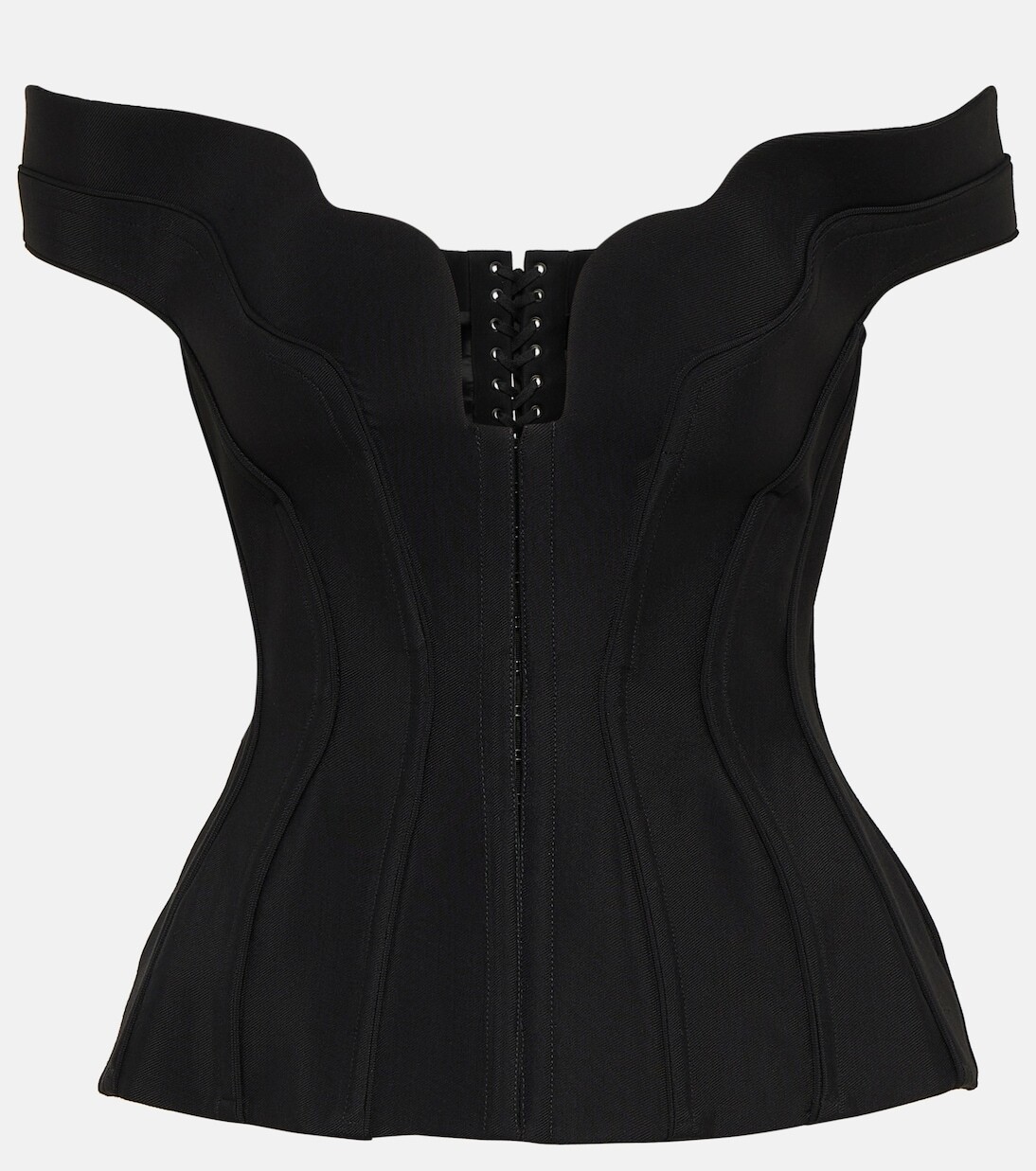 

Панельный топ Mugler, черный
