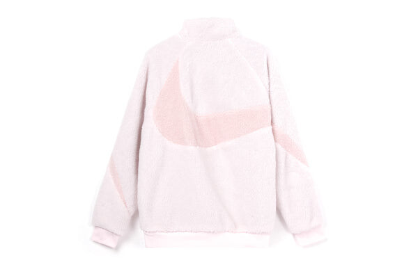 Куртка Nike Sportswear Swoosh Full-length zipper Cardigan Reversible logo Jacket Pink (Asia Sizing), мультиколор — фото 4