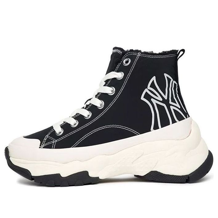 

Кроссовки MLB Chunky High Padding Mono Yankees 'Black White', черный