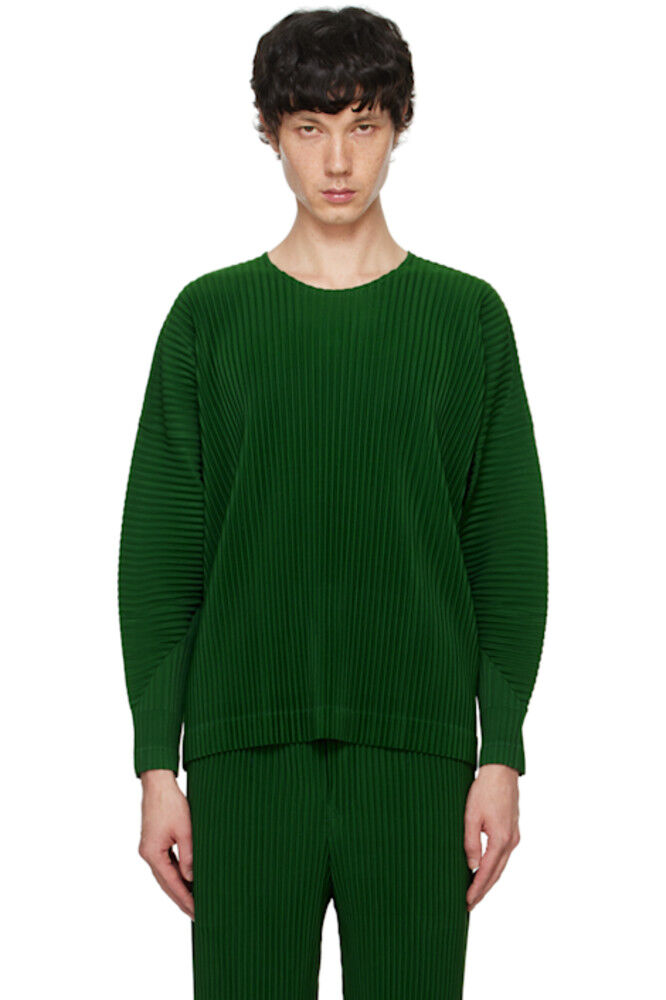 

Футболка с длинным рукавом Green Monthly Color August HOMME PLISSÉ ISSEY MIYAKE