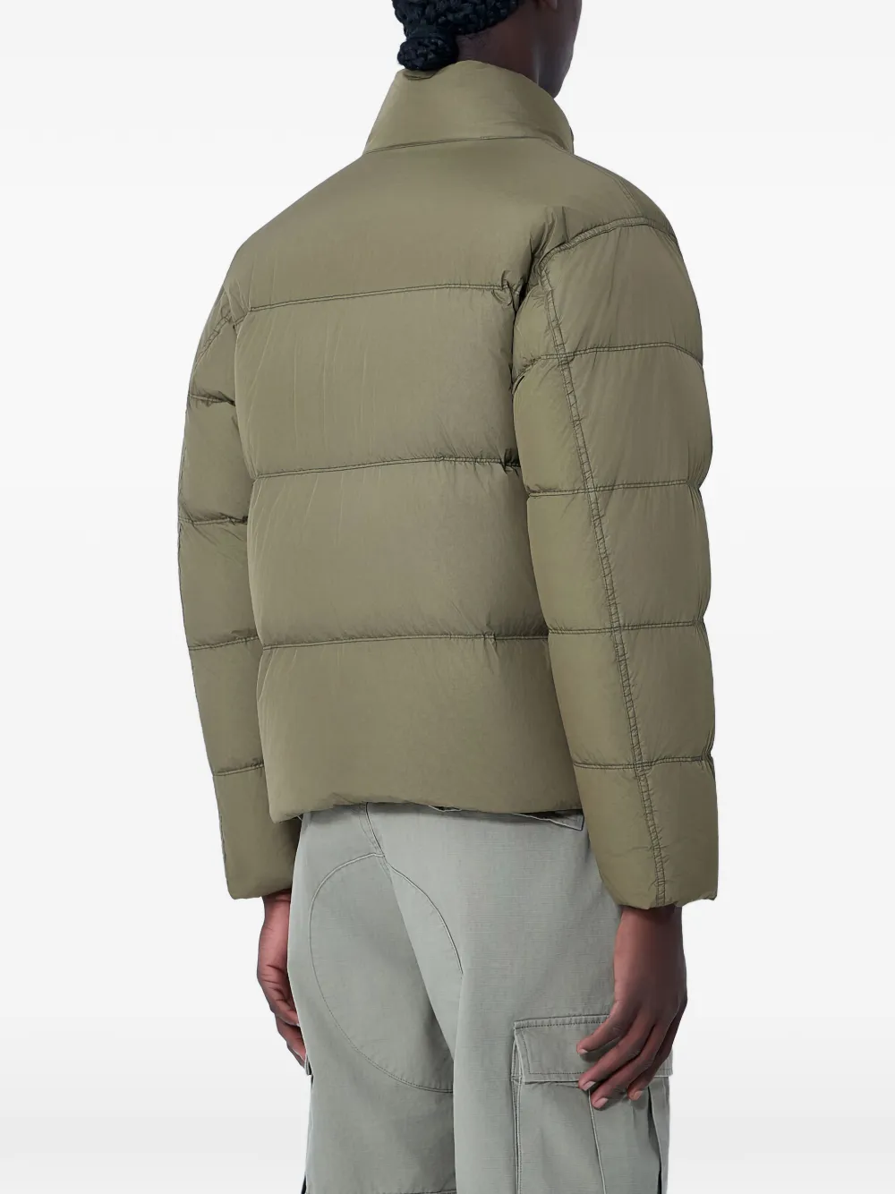 Стеганая утепленная куртка Stone Island, зеленый — фото 3