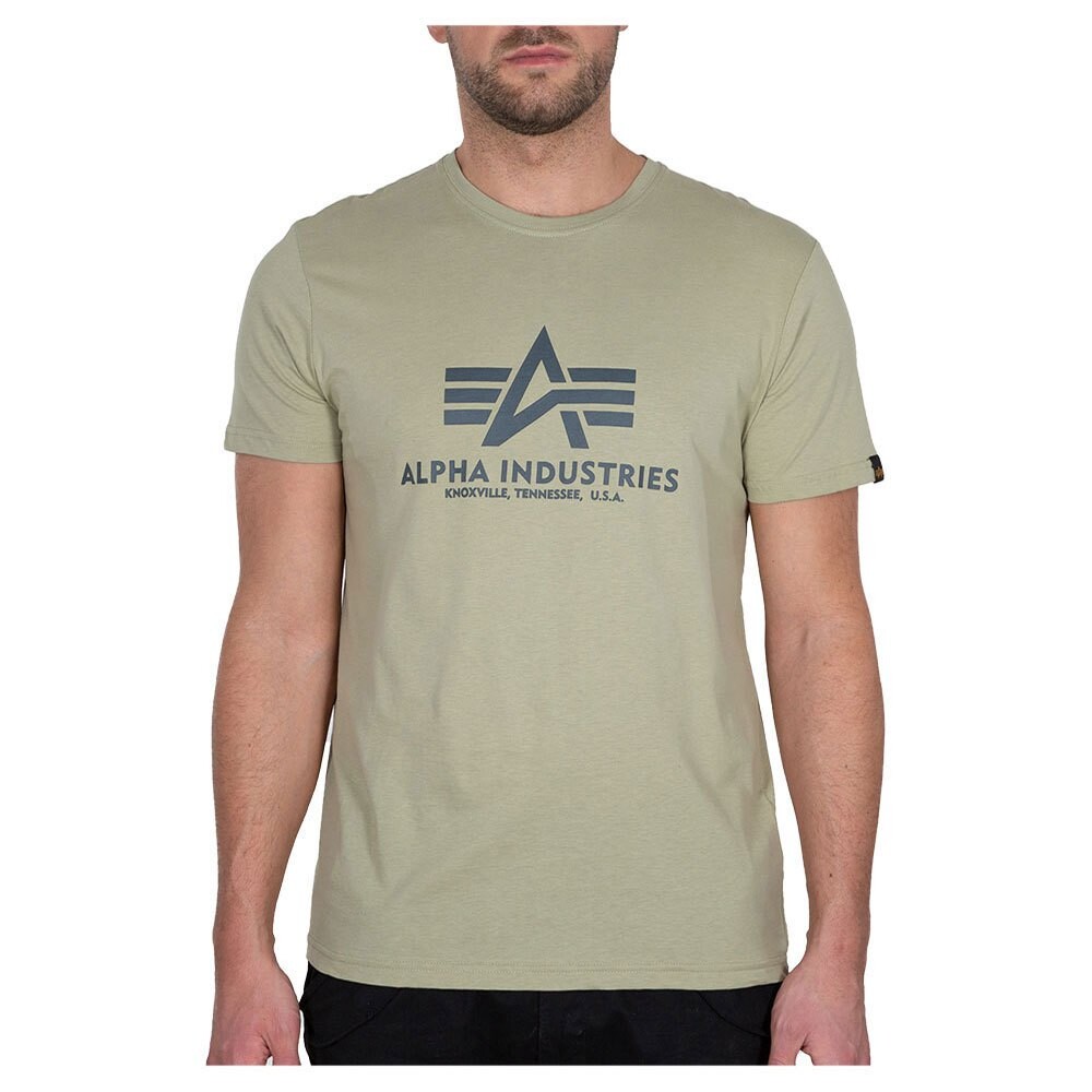 

Футболка с коротким рукавом Alpha Industries Basic, зеленый