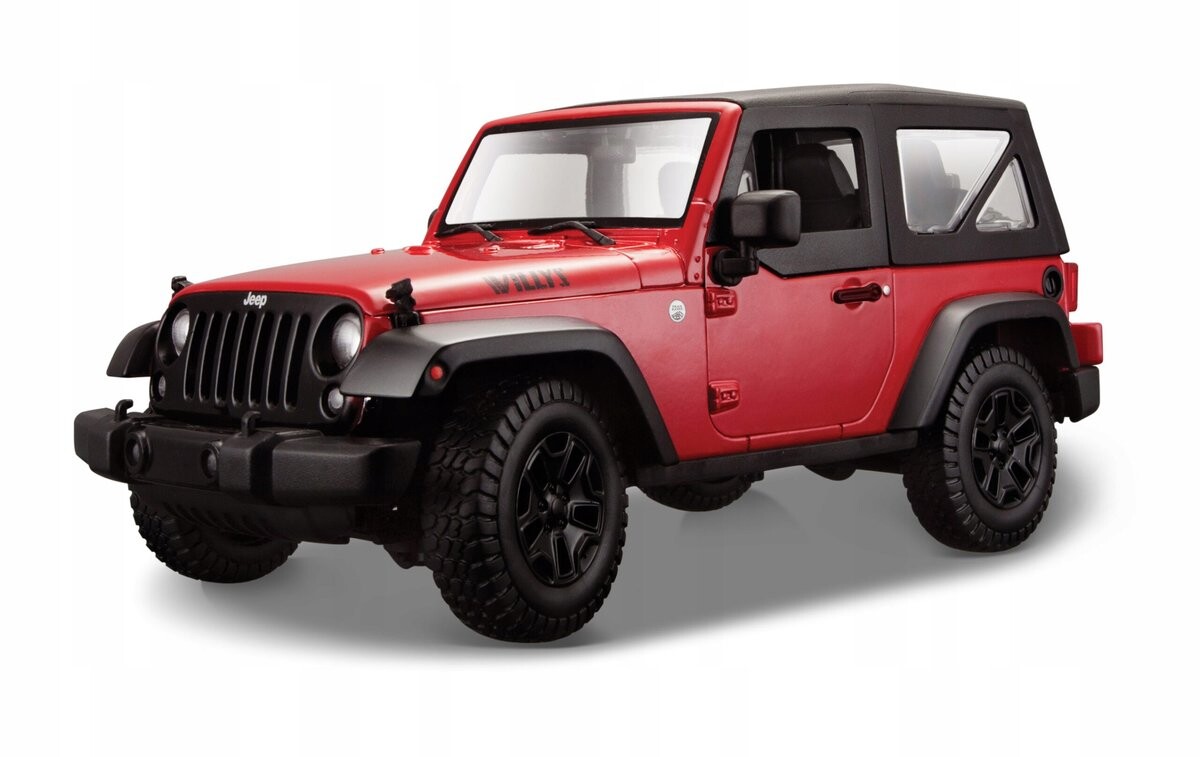 

Maisto 1:18 Jeep Wrangler Rubicon Красный