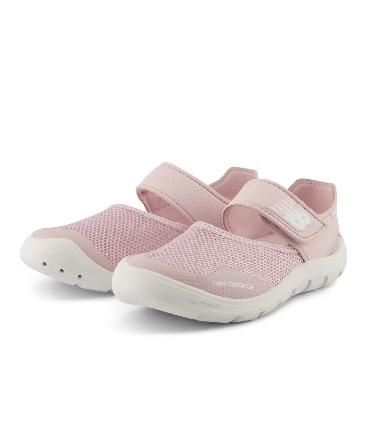 Детские кроссовки New Balance 208 Hook and Loop бежевые — фото 4