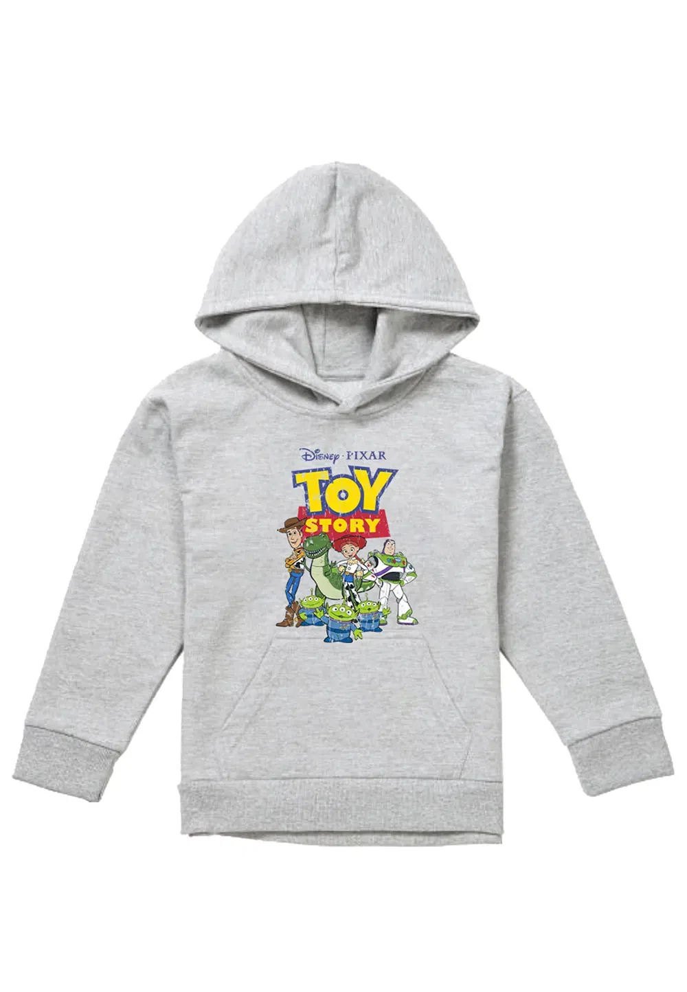 Детский худи Toy Story, хлопок/полиэстер, Disney, серый — фото 4