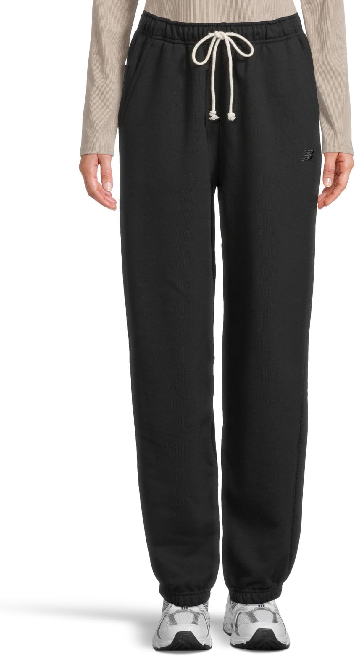 

Брюки New Balance Athletics French Terry Joggers, черный