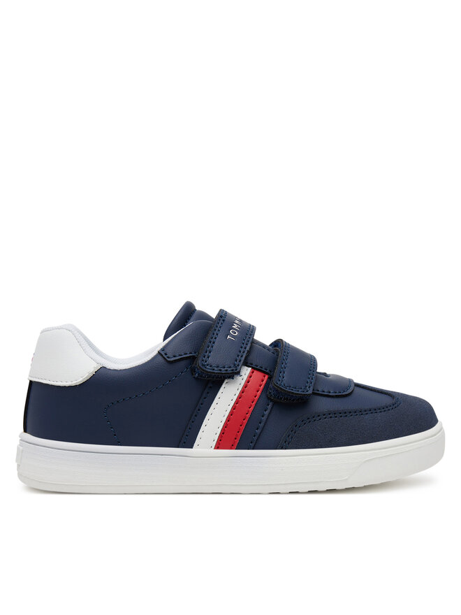 

Кроссовки Stripes Low Cut Lace Velcro Sneaker T1X9-33840-1269 S Tommy Hilfiger, синий