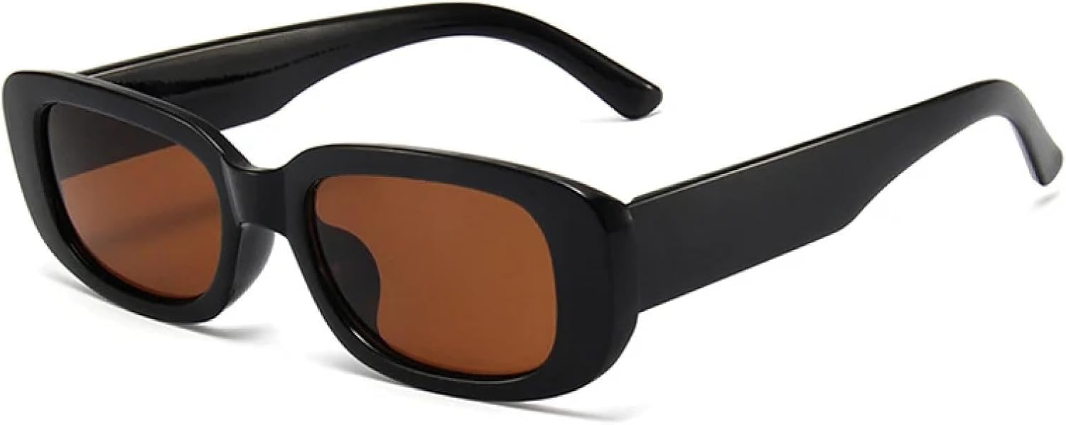 

Солнцезащитные очки с защитой от УФ-излучения UV400 | Маленький размер, разноцветные линзы с леопардовым принтом | Для женщин и мужчин, для занятий спортом на открытом воздухе и вождения DSVIGF, Black-brown