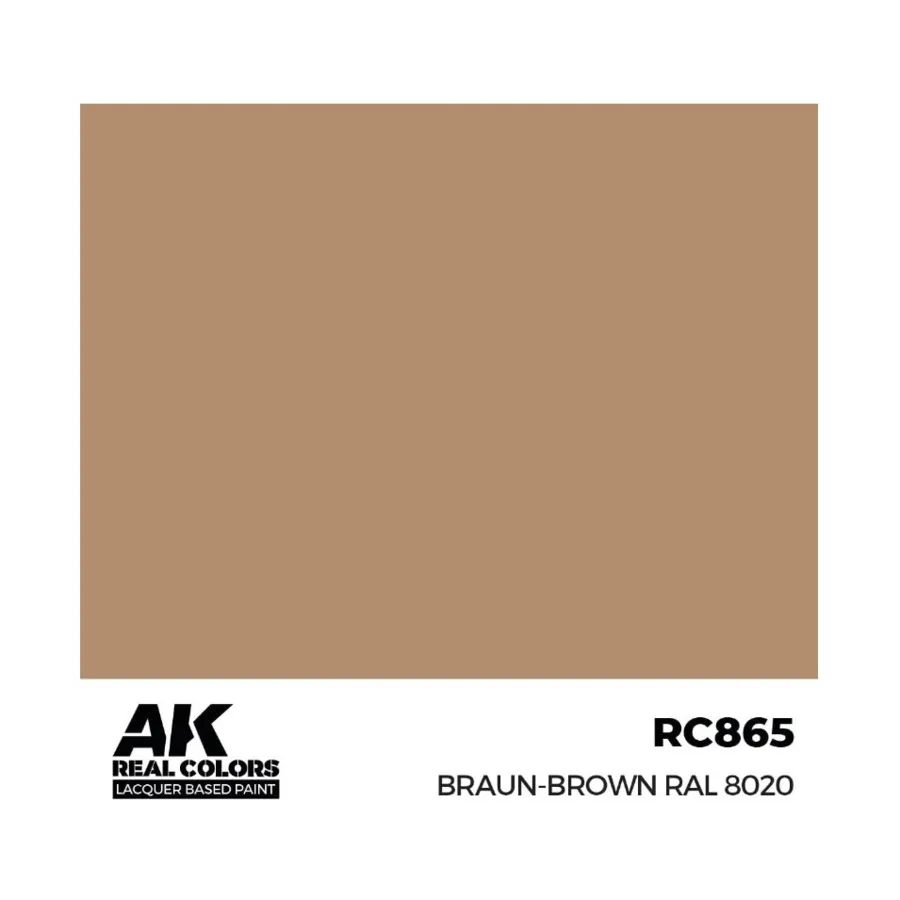 

Браун-коричневый RAL 8020, Paint - Real Color, Dropper Bottles (AK-Interactive)