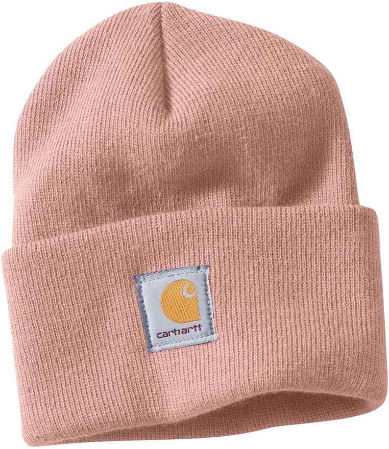 

Carhartt мужская вязаная шапка с манжетой, Misty Rose