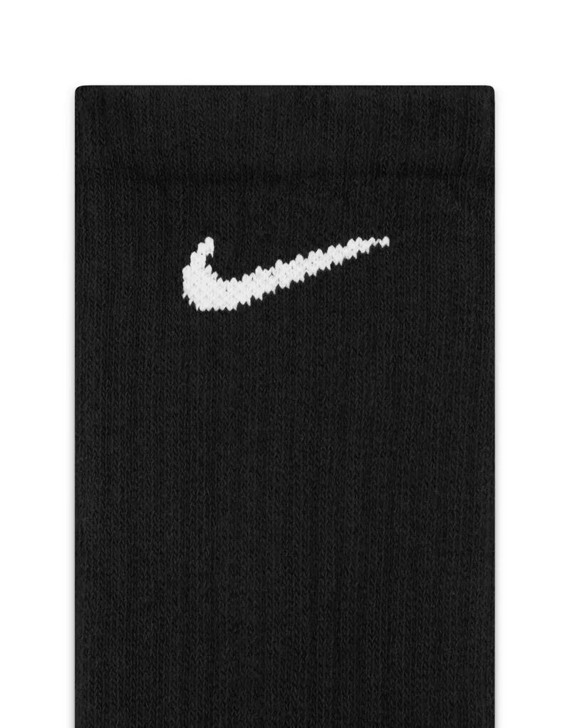 Шесть пар черных носков с мягкой подкладкой Nike Training Everyday Cushioned — фото 3