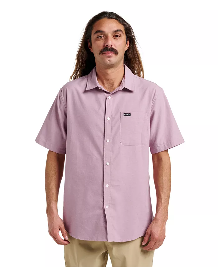 

Мужская классическая рубашка с коротким рукавом Shoreline Quiksilver, фиолетовый