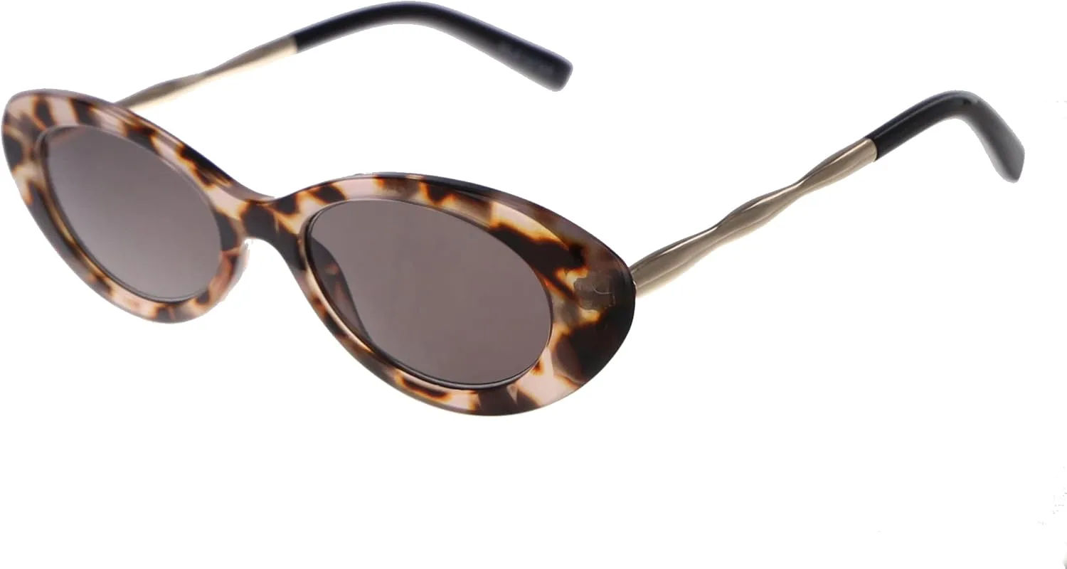 

Солнцезащитные очки ALOHA EYEWEAR "Baysider" Женские овальные очки "кошачий глаз" для чтения, узко-средние (не бифокальные), 100% защита от УФ-излучения, Tortoise
