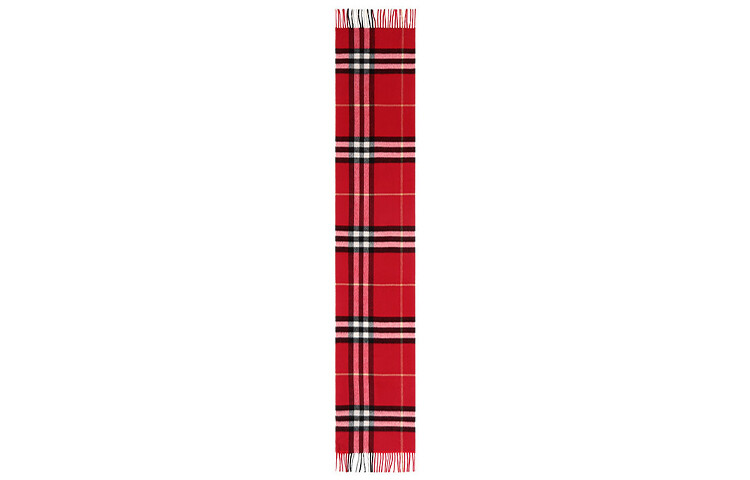 

Burberry Женский вязаный шарф, Red