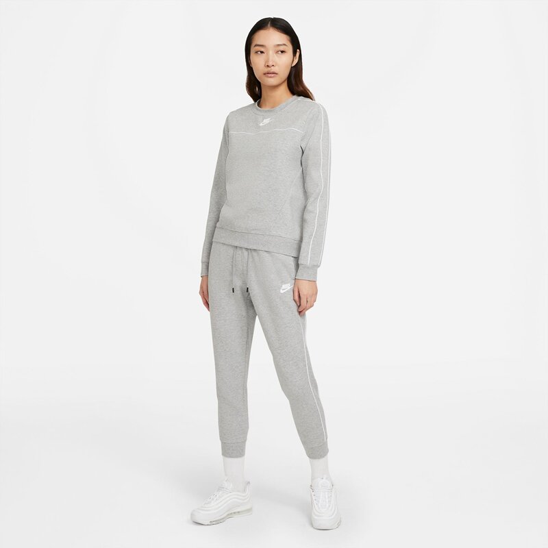 Sweatshirt w nsw mlnm essntl flc crew Nike, мультиколор — фото 4