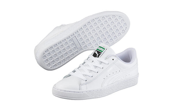Кроссовки basket classic jr white Puma, белый — фото 3