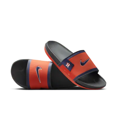 Шлепанцы Nike Offcourt (Houston Astros) Offcourt Slides, цвет Team Orange/Dark Smoke Grey/Midnight Navy