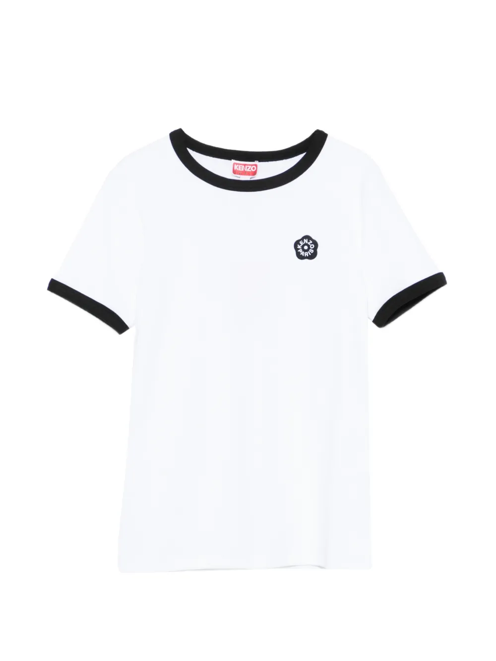 

Футболка с цветочным мотивом Kenzo, белый