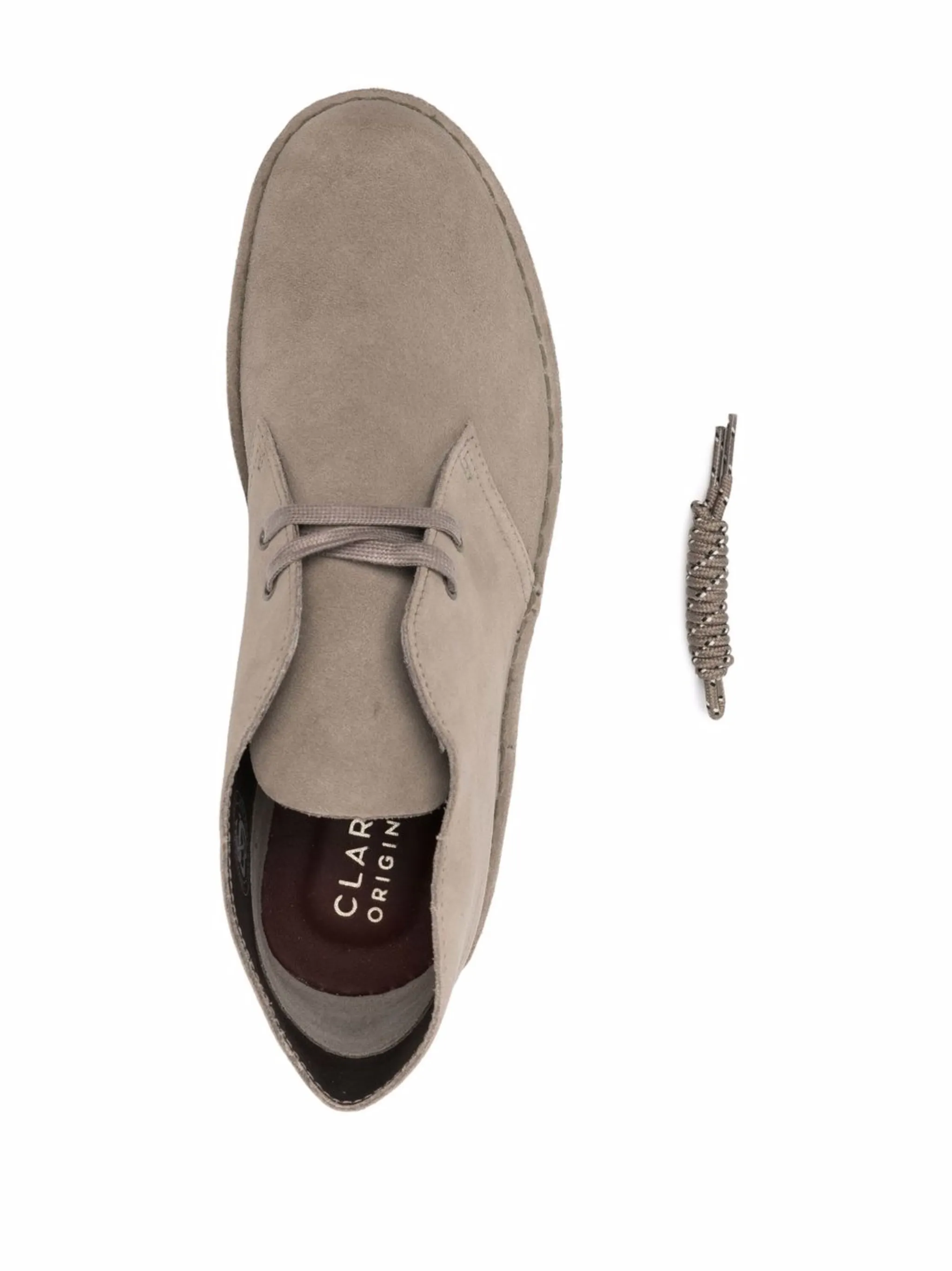 Ботинки на шнуровке Clarks Originals, серый — фото 4