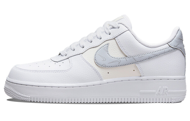 

Кроссовки Nike Air Force 1 '07 Mini Swooshes White Sail Metallic Silver Pure Platinum Women's