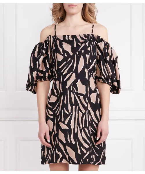 

Льняное платье Dkny, бежевый