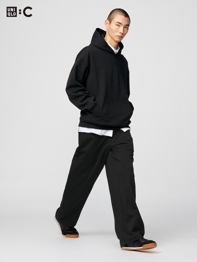 

Спортивные широкие брюки/длинные Uniqlo, черный