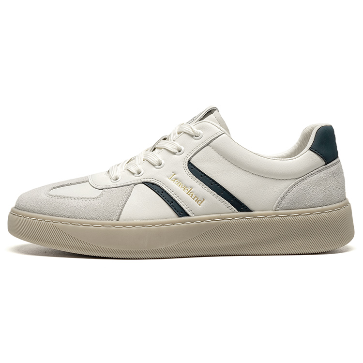 

Износостойкие низкие мужские кроссовки LEAVELAND, White/Gray