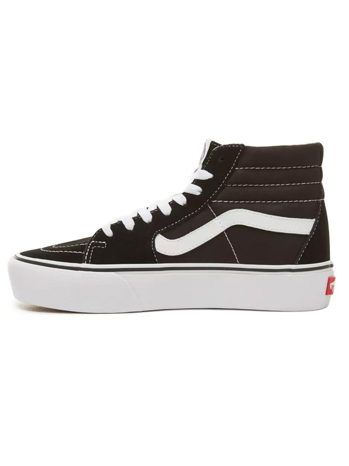 Vans SK8-HI Платформа 2.0 Женский, черный/белый — фото 2