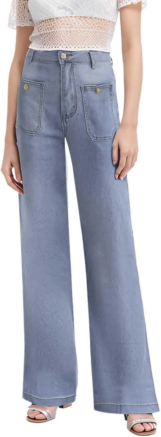 

Женские джинсы Oversized Wide Leg комфортные для повседневной носки