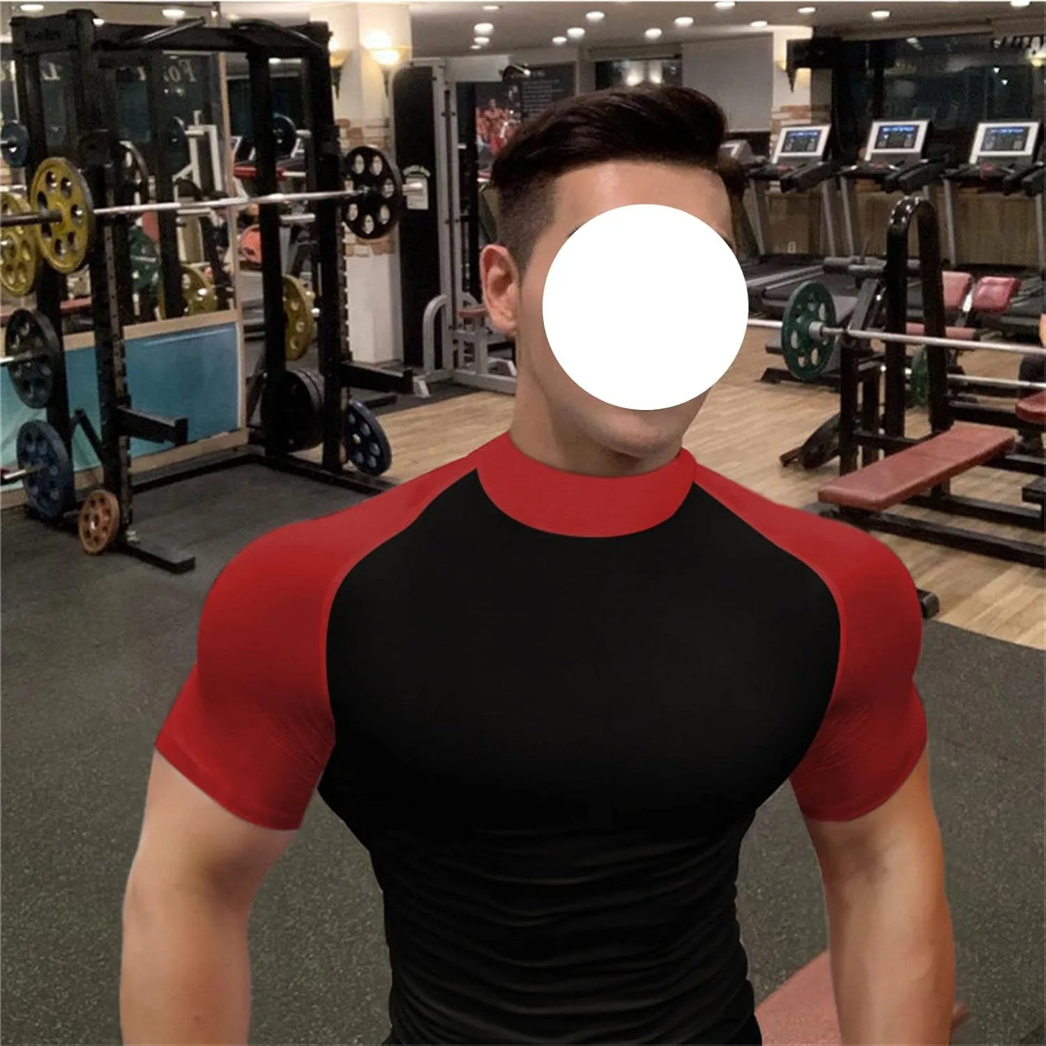 Мужская футболка Ringer Tee с круглым вырезом, Regular Fit, дышащая — фото 2