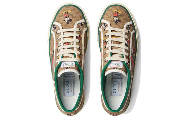 Кроссовки disney x tennis 1977 'mickey mouse' Gucci, коричневый — фото 4