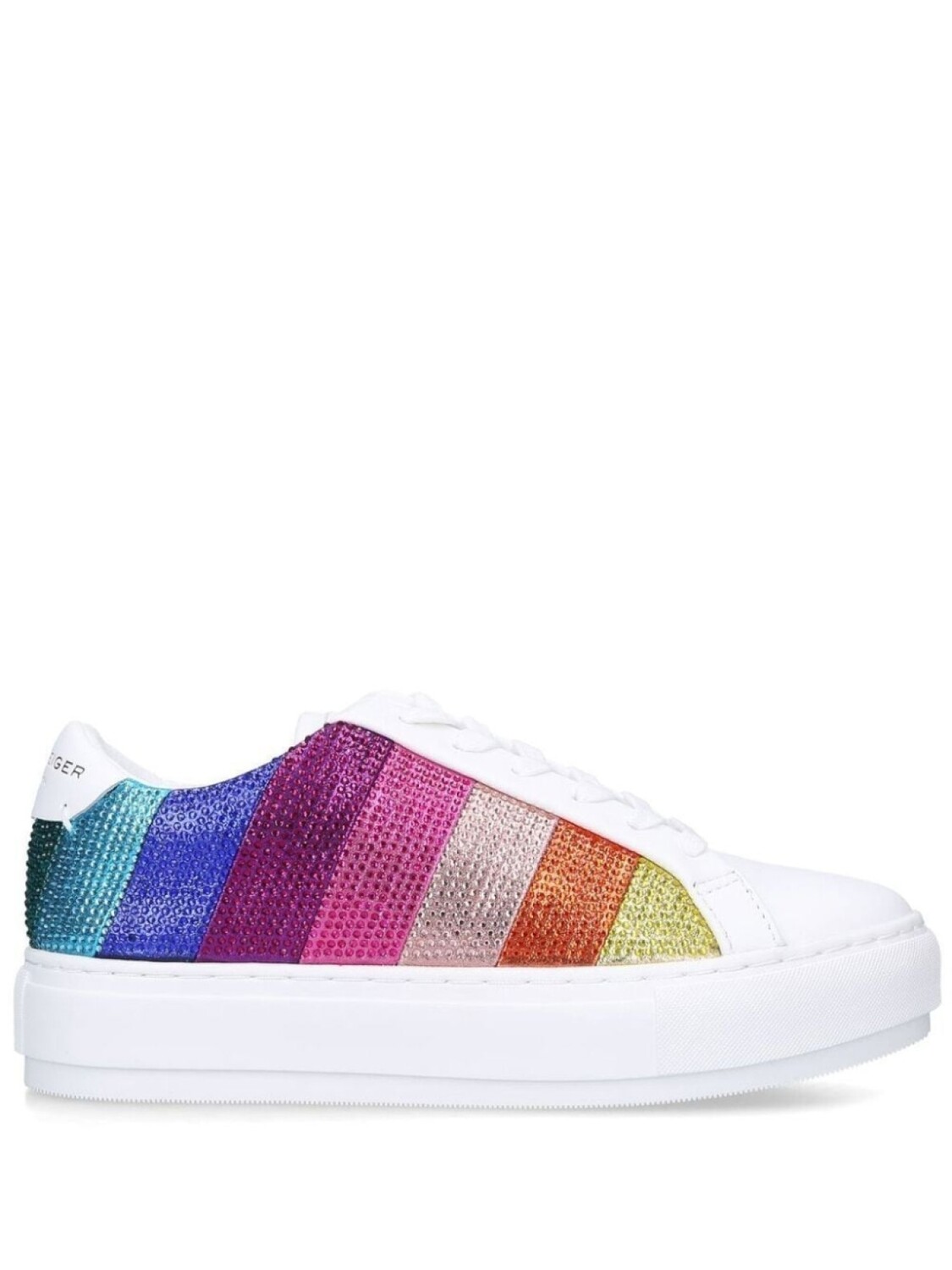 

Kurt Geiger London кеды Laney с полосками, белый