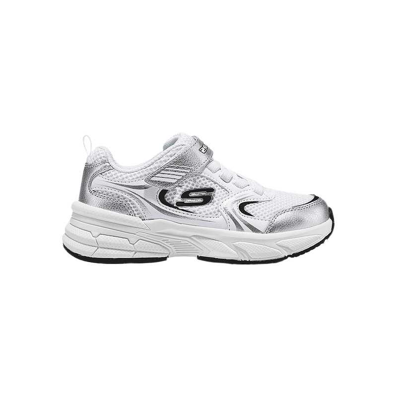 Skechers Kids Sketchers девочки низкие детские повседневные туфли white — фото 2